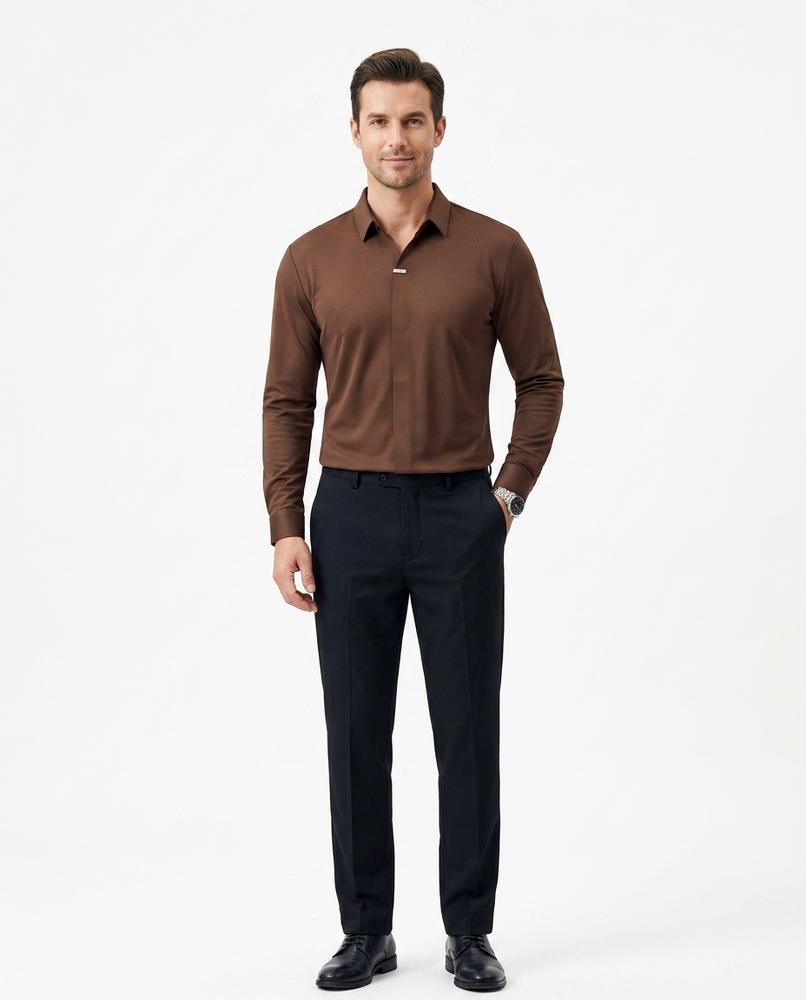Nord Wear - Megek | Long-Sleeved Slim-Fit Shirt Men