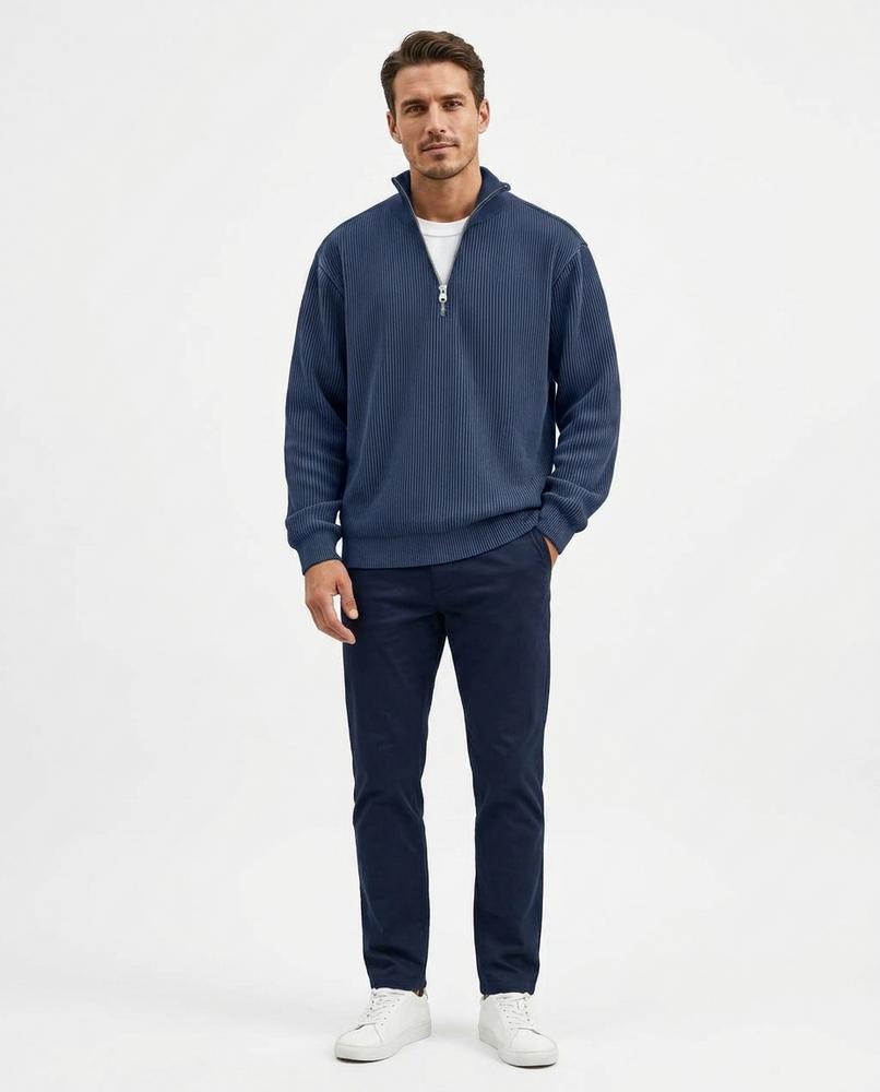 Nord Wear - Kelot | Rib-Knit Quarter-Zip Sweater Men