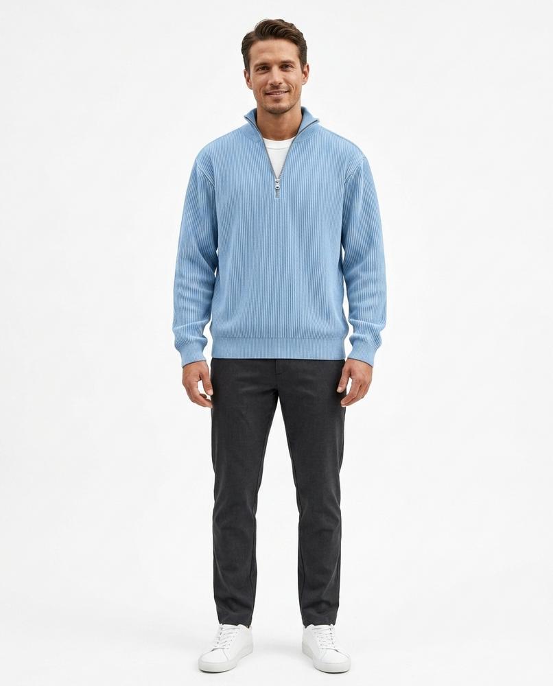 Nord Wear - Kelot | Rib-Knit Quarter-Zip Sweater Men