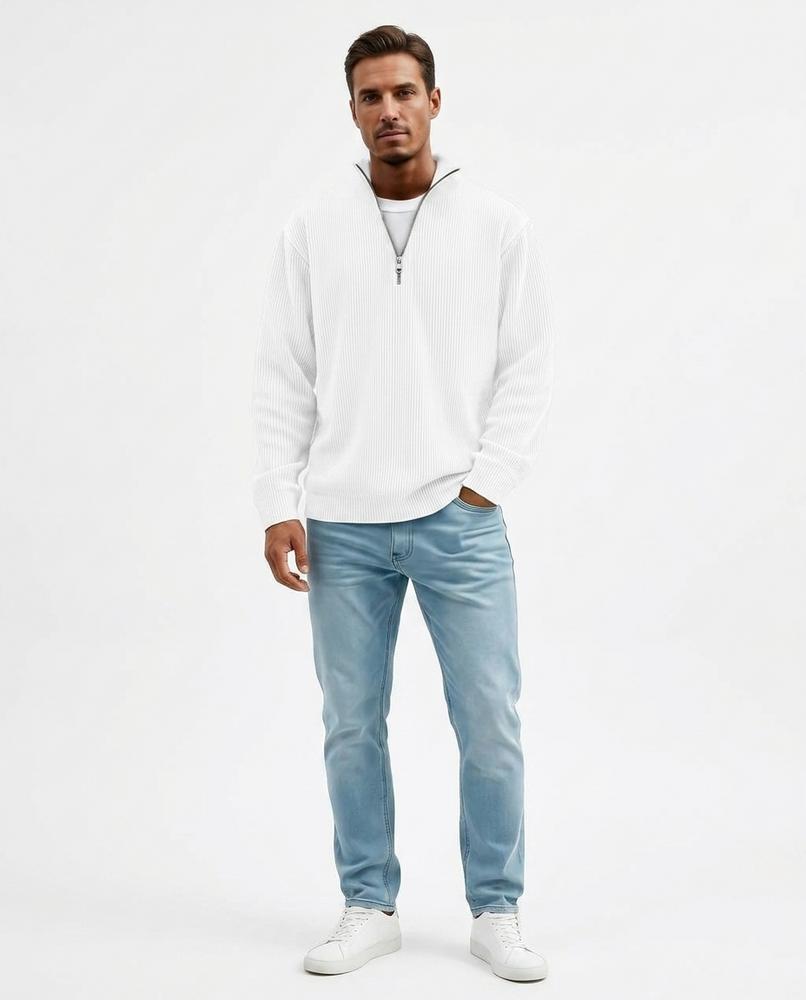 Nord Wear - Kelot | Rib-Knit Quarter-Zip Sweater Men