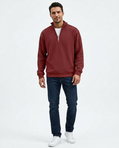 Nord Wear - Kelot | Rib-Knit Quarter-Zip Sweater Men