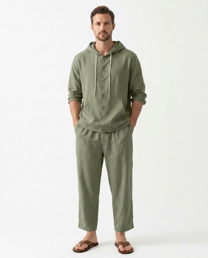 Nord Wear - Risad | Linen Hooded Suit Men