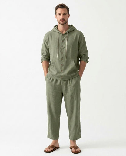 Nord Wear - Risad | Linen Hooded Suit Men