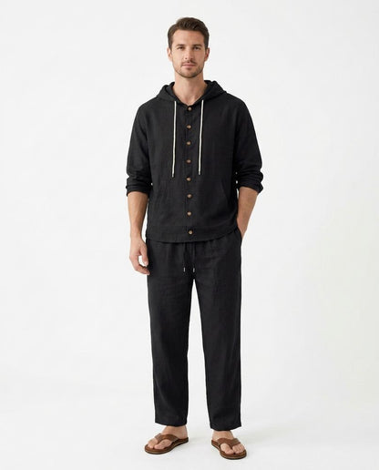 Nord Wear - Risad | Linen Hooded Suit Men