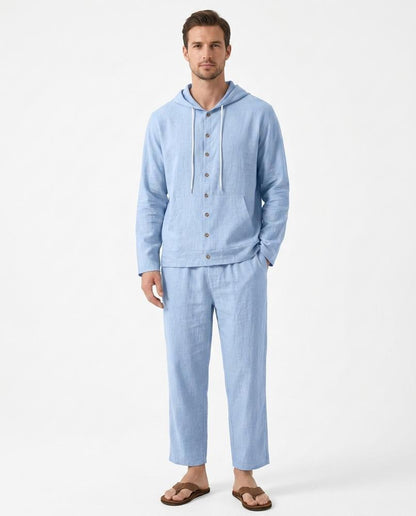 Nord Wear - Risad | Linen Hooded Suit Men