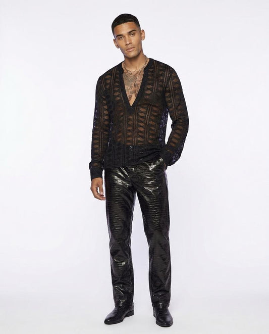 Nord Wear - Votol | Sheer Patterned Knit Cardigan Men