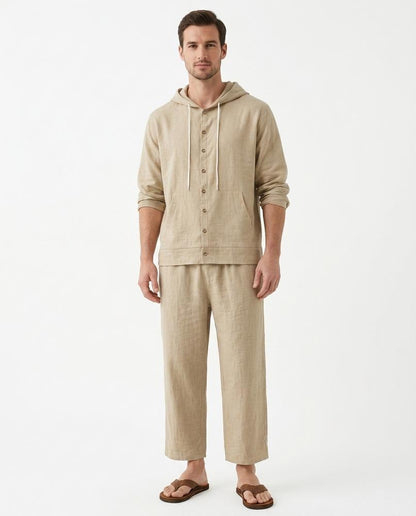 Nord Wear - Risad | Linen Hooded Suit Men