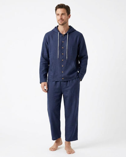 Nord Wear - Risad | Linen Hooded Suit Men