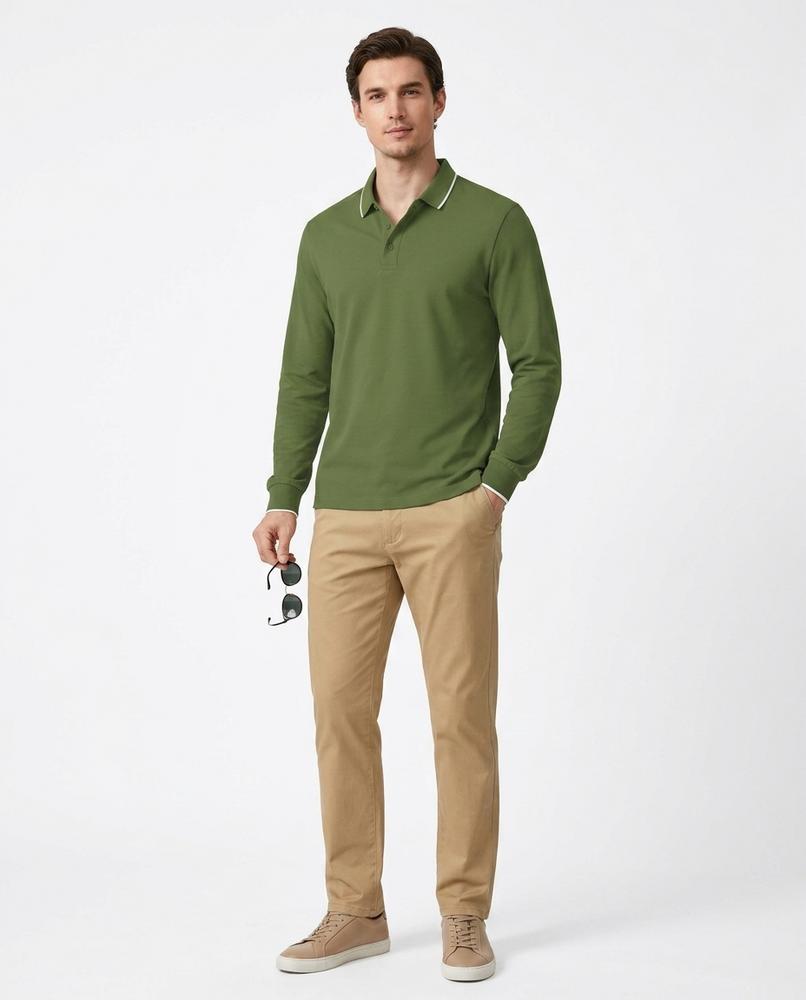 Nord Wear - Kopal | Long-Sleeved Tipped-Collar Shirt Men