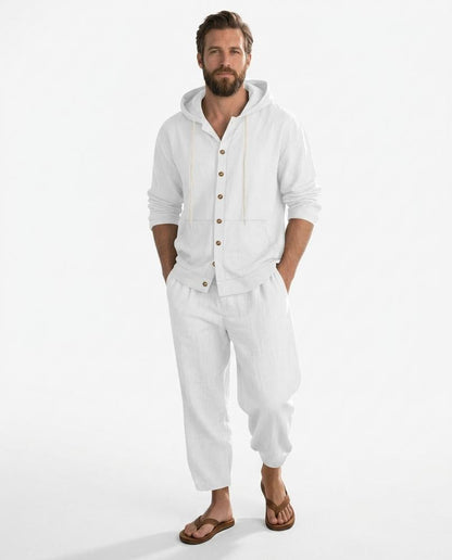 Nord Wear - Risad | Linen Hooded Suit Men