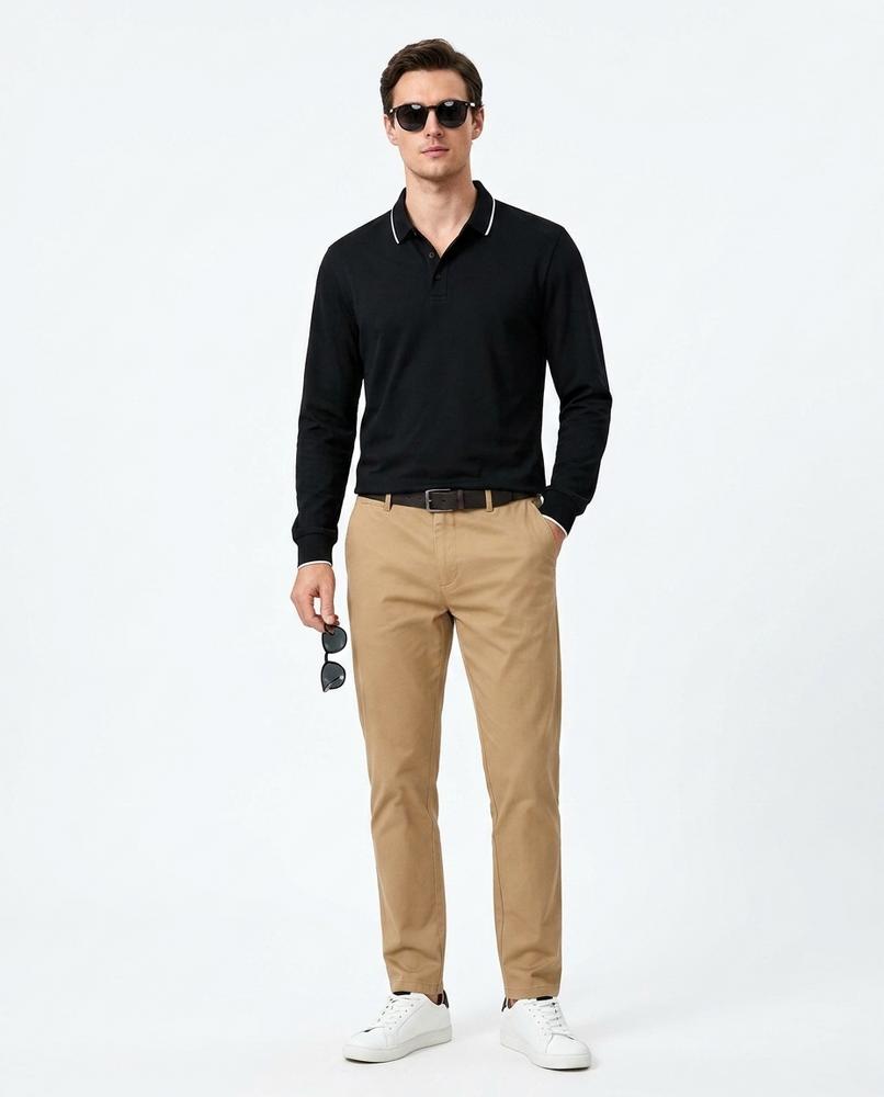 Nord Wear - Kopal | Long-Sleeved Tipped-Collar Shirt Men