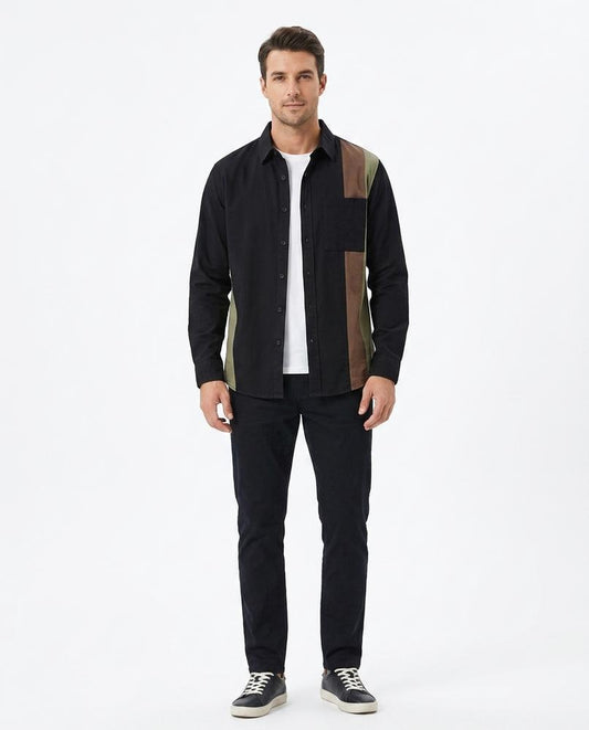 Nord Wear - Tuzem | Color-Block Corduroy Shirt Men