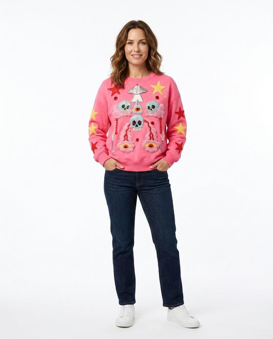 Nord Wear - Kohin | Embroidered Crewneck Sweatshirt Women
