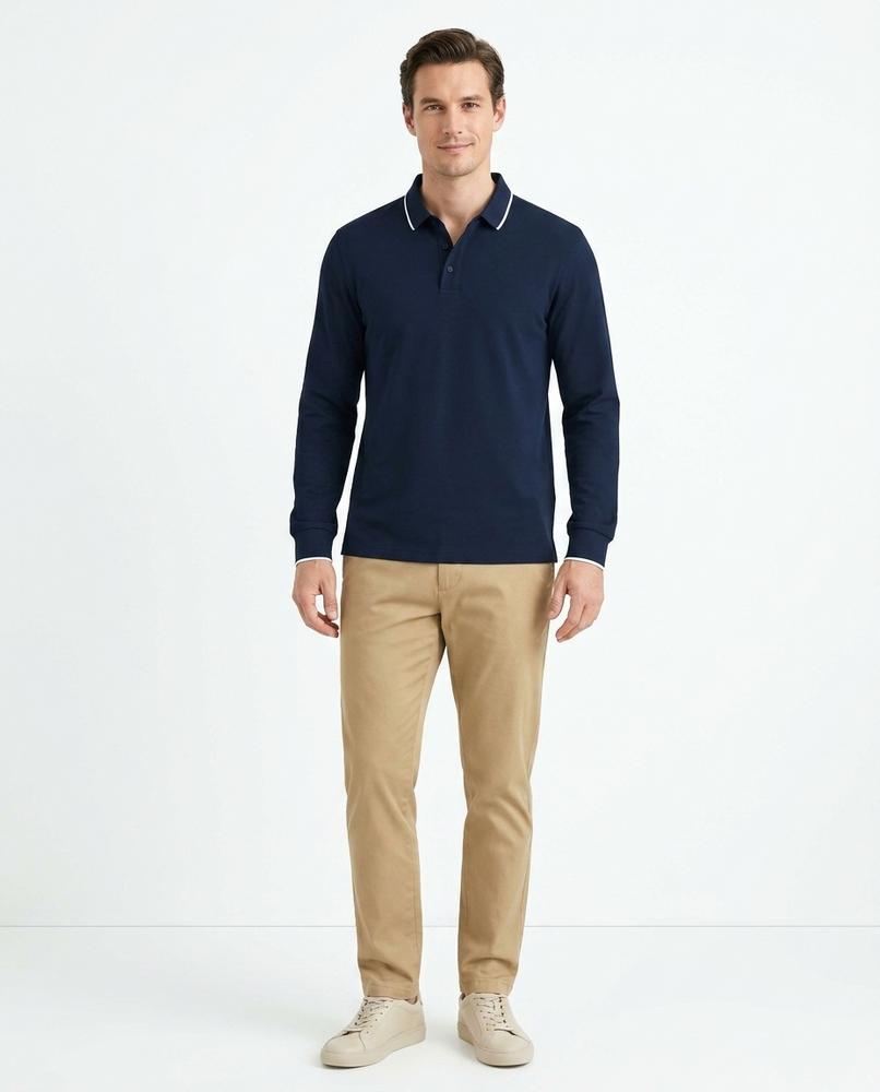 Nord Wear - Kopal | Long-Sleeved Tipped-Collar Shirt Men