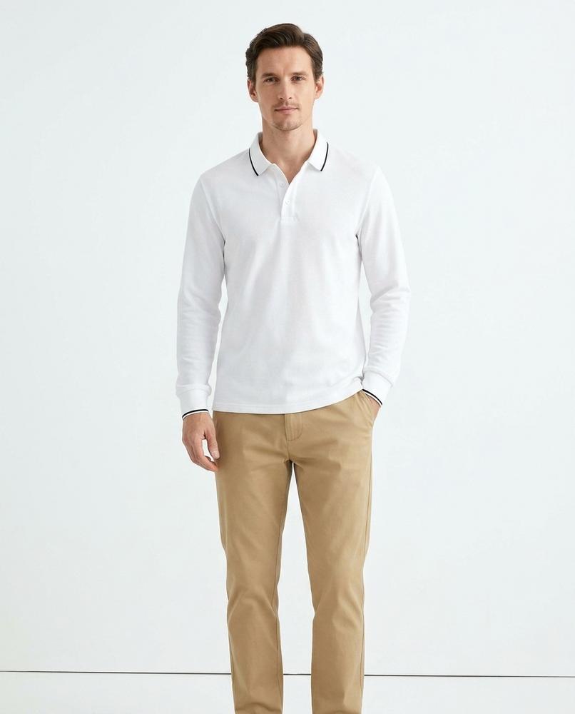 Nord Wear - Kopal | Long-Sleeved Tipped-Collar Shirt Men