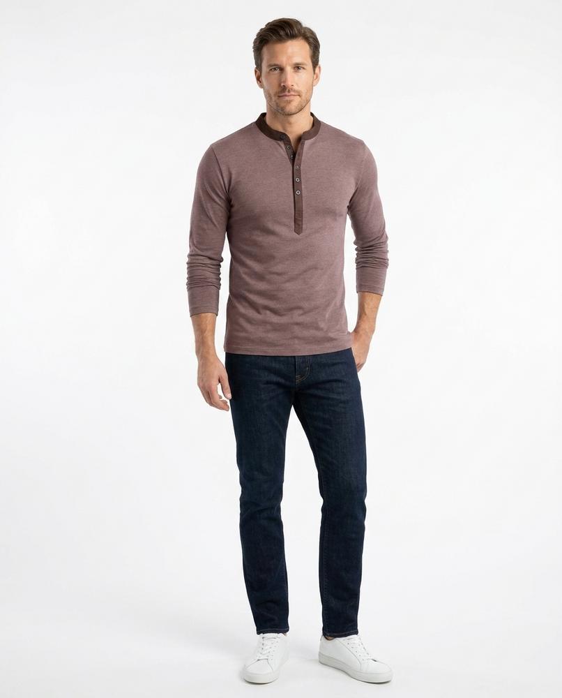 Nord Wear - Aabev | Slim-Fit Henley Shirt Men
