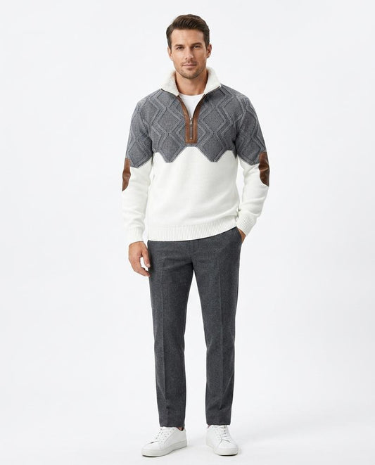 Nord Wear - Aiwid | Quarter-Zip Color-Block Sweater Men