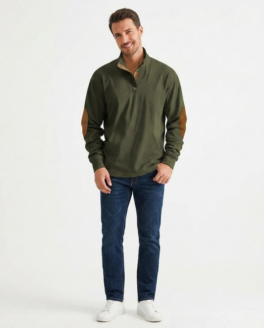 Nord Wear - Monel | Ribbed Elbow Patch Sweater Men