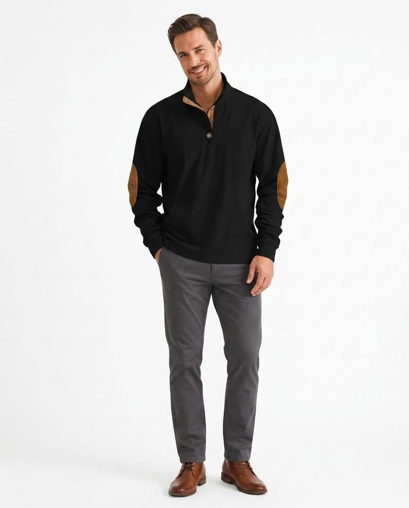 Nord Wear - Monel | Ribbed Elbow Patch Sweater Men