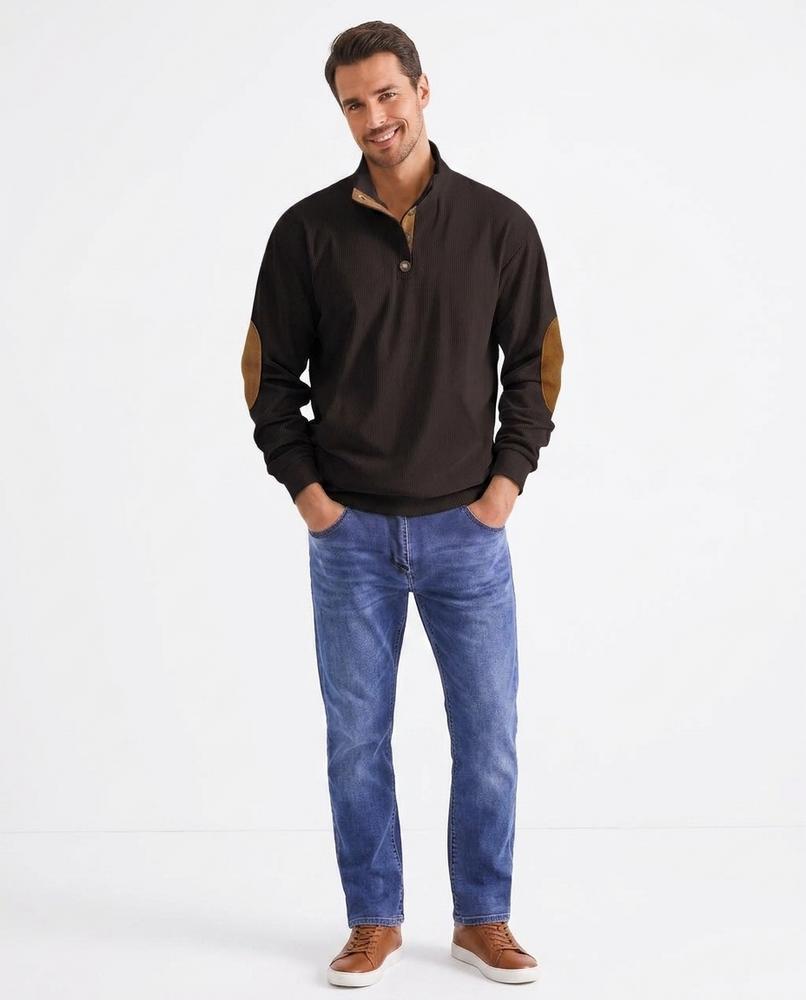 Nord Wear - Monel | Ribbed Elbow Patch Sweater Men