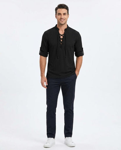 Nord Wear - Tekod | Lace-Up Ribbed Shirt Men