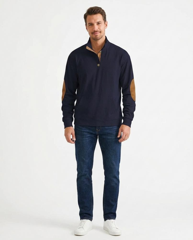 Nord Wear - Monel | Ribbed Elbow Patch Sweater Men