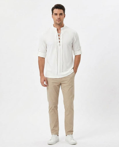 Nord Wear - Tekod | Lace-Up Ribbed Shirt Men
