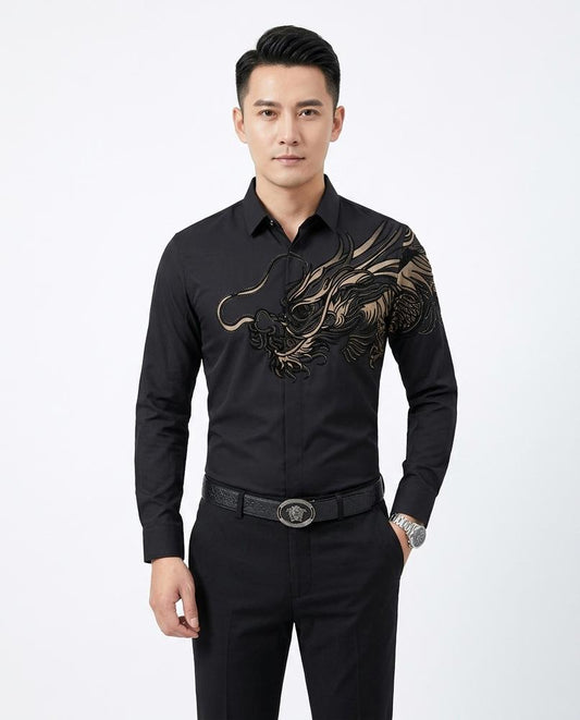 Nord Wear - Lemen | Embroidered Long-Sleeved Shirt Men