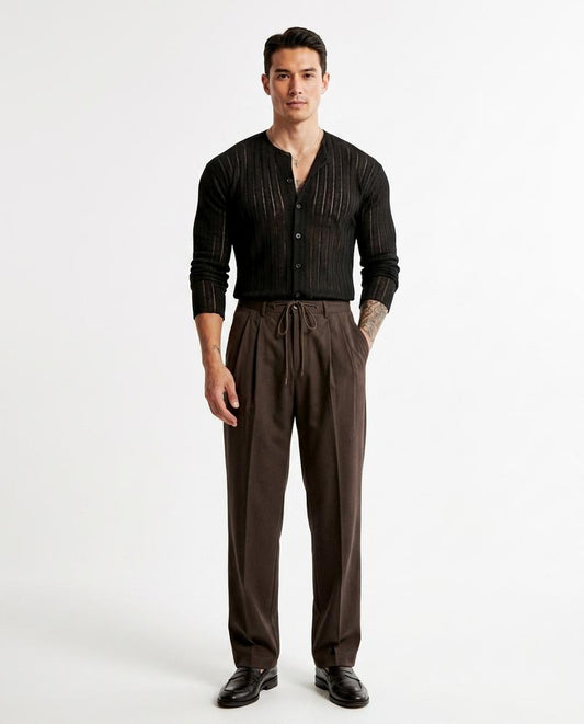 Nord Wear - Sudan | Structured Semi-Sheer Cardigan Men