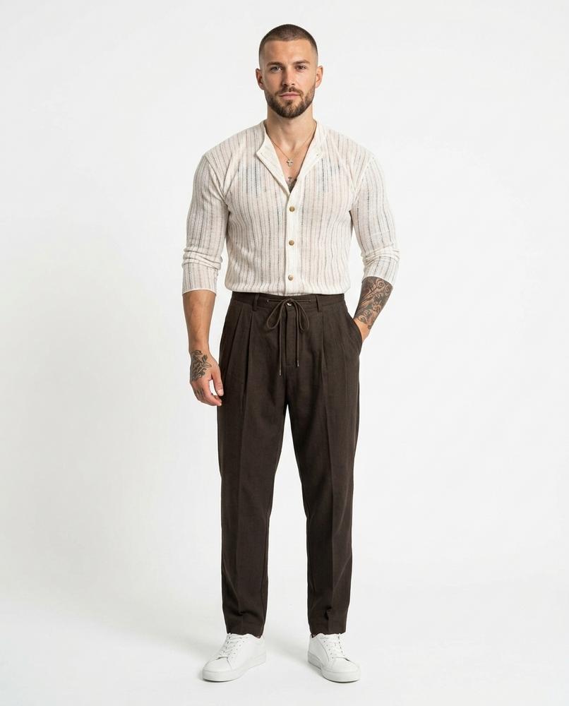 Nord Wear - Sudan | Structured Semi-Sheer Cardigan Men