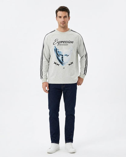 Nord Wear - Nodem | Printed Raglan Sleeve Sweatshirt Unisex
