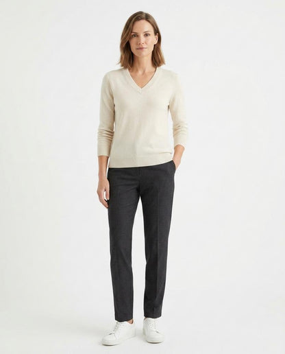 Nord Wear - Vinus | V-Neck Fine-Knit Sweater Women