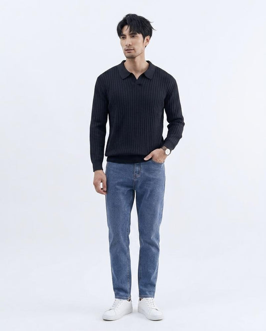 Nord Wear - Zonok | Ribbed Polo-Collar Sweater Men