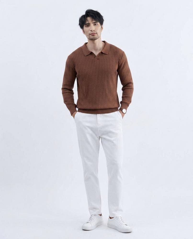 Nord Wear - Zonok | Ribbed Polo-Collar Sweater Men