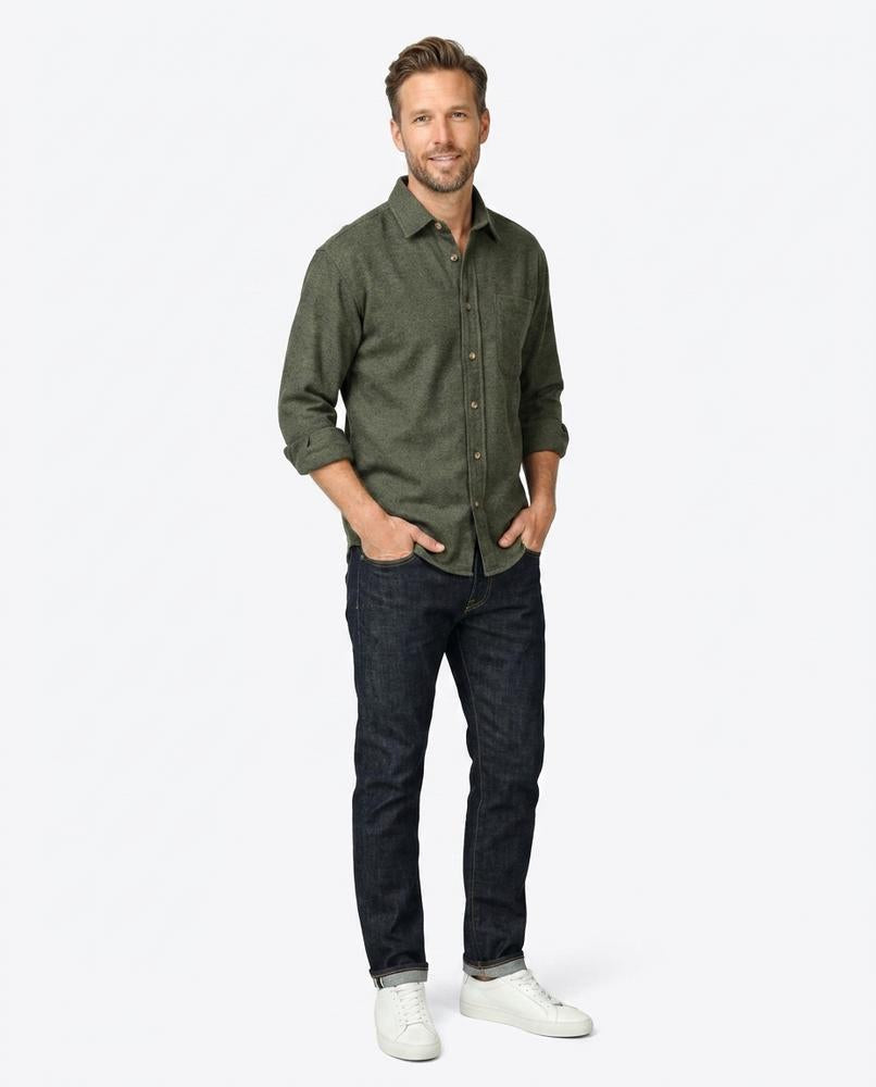 Nord Wear - Eovan | Brushed Button-Down Shirt Men