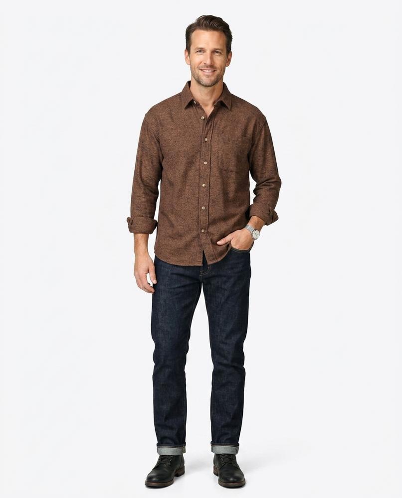 Nord Wear - Eovan | Brushed Button-Down Shirt Men