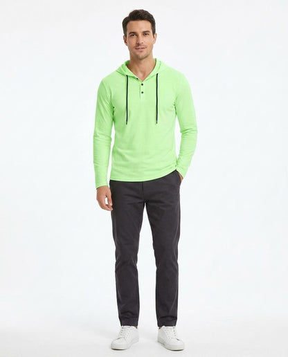 Nord Wear - Telin | Long-Sleeved Buttoned Hoodie Men