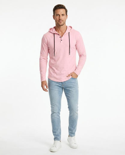 Nord Wear - Telin | Long-Sleeved Buttoned Hoodie Men