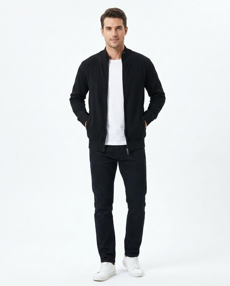 Nord Wear - Cuper | Zip-Up Slim-Fit Knit Cardigan Men