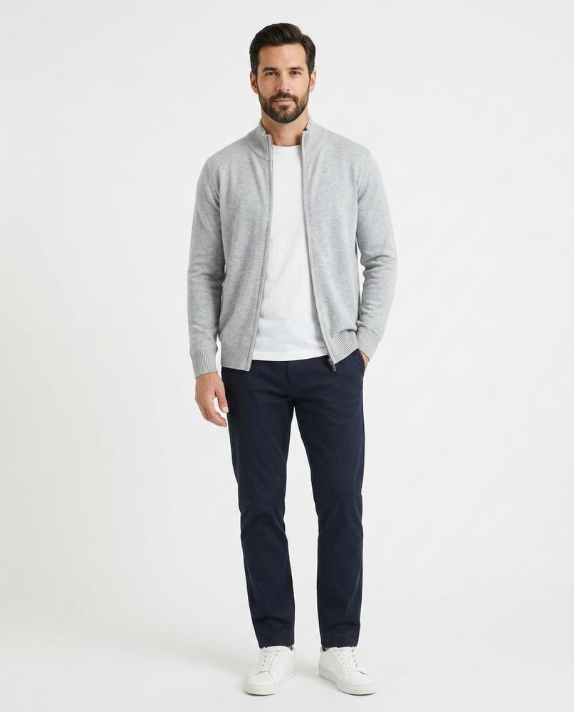 Nord Wear - Cuper | Zip-Up Slim-Fit Knit Cardigan Men