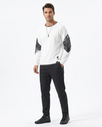 Nord Wear - Cokot | Printed-Sleeve Relaxed-Fit Sweatshirt Men