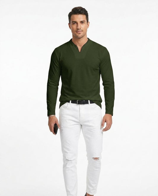 Nord Wear - Auzun | Long-Sleeved V-Notch T-Shirt Men