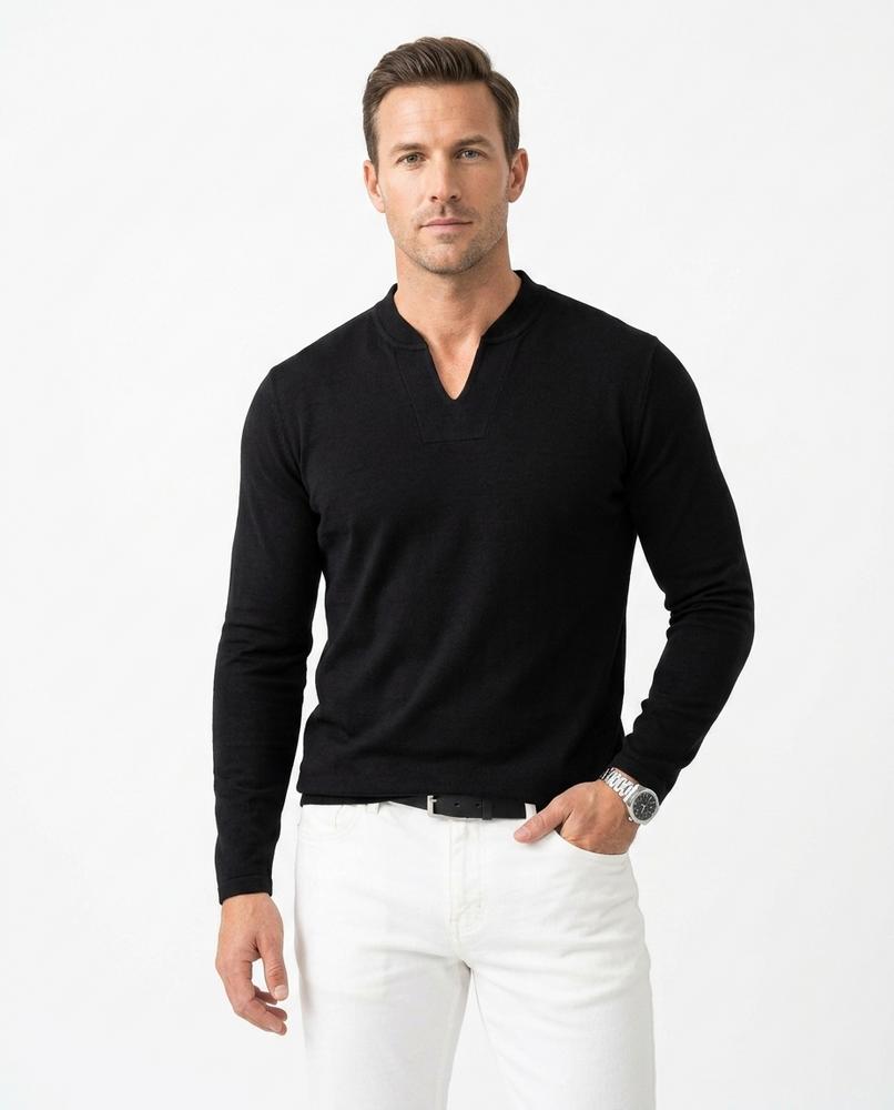 Nord Wear - Auzun | Long-Sleeved V-Notch T-Shirt Men