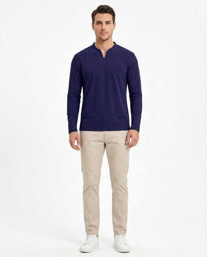 Nord Wear - Auzun | Long-Sleeved V-Notch T-Shirt Men
