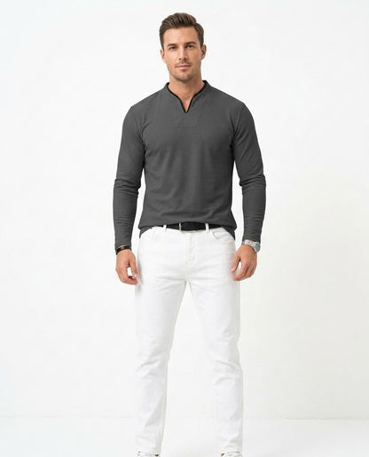 Nord Wear - Auzun | Long-Sleeved V-Notch T-Shirt Men