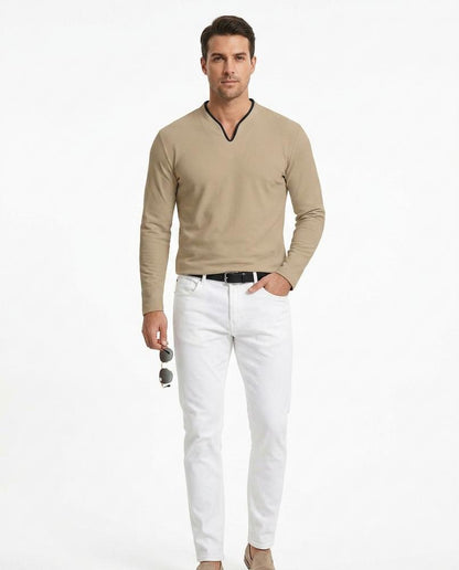 Nord Wear - Auzun | Long-Sleeved V-Notch T-Shirt Men
