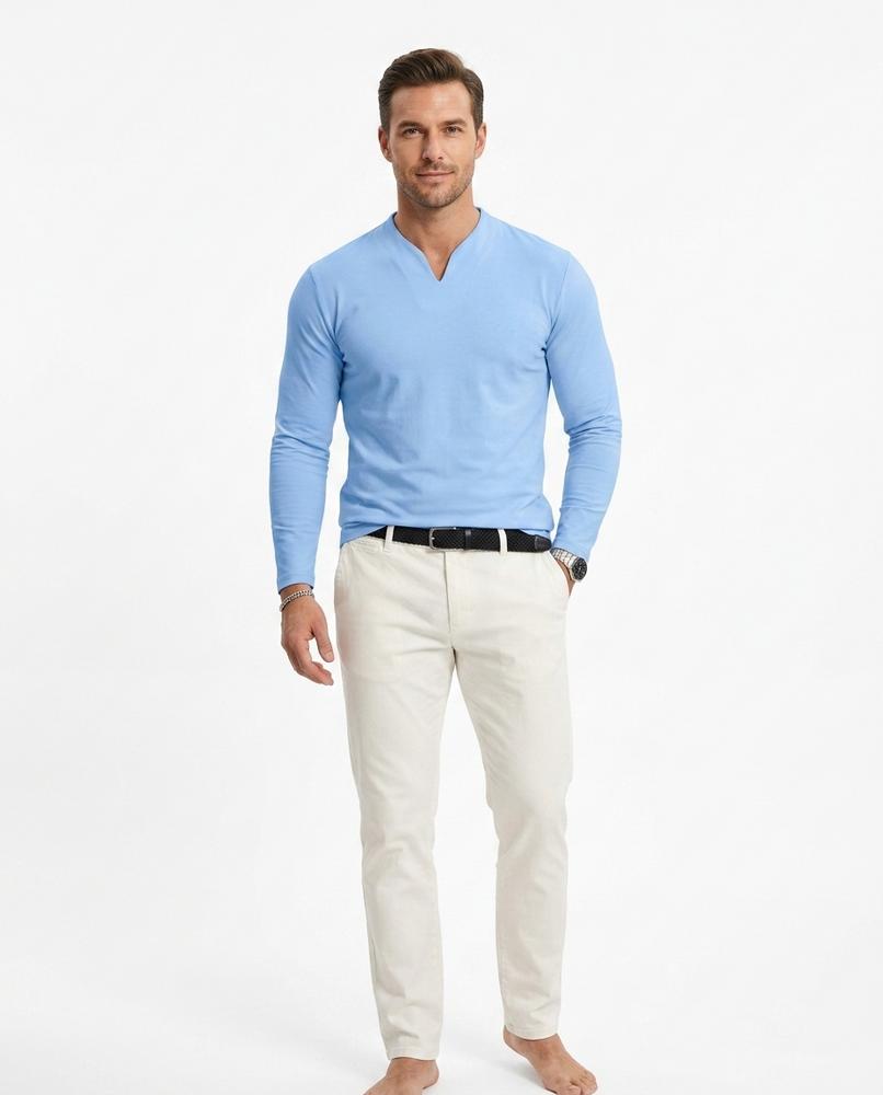 Nord Wear - Auzun | Long-Sleeved V-Notch T-Shirt Men