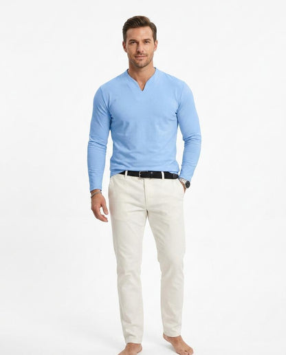 Nord Wear - Auzun | Long-Sleeved V-Notch T-Shirt Men