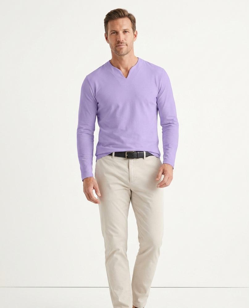 Nord Wear - Auzun | Long-Sleeved V-Notch T-Shirt Men