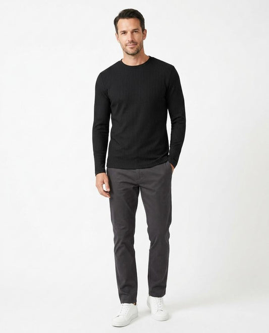 Nord Wear - Aazud | Ribbed Crewneck Sweater Men